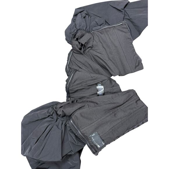 ASOS Black Off Shoulder Puff Sleeve Corset Crop Top Balloon Sleeve sz US 6 - Picture 9 of 11